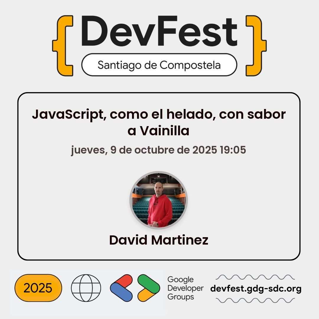 JavaScript, como el helado, con sabor a Vainilla