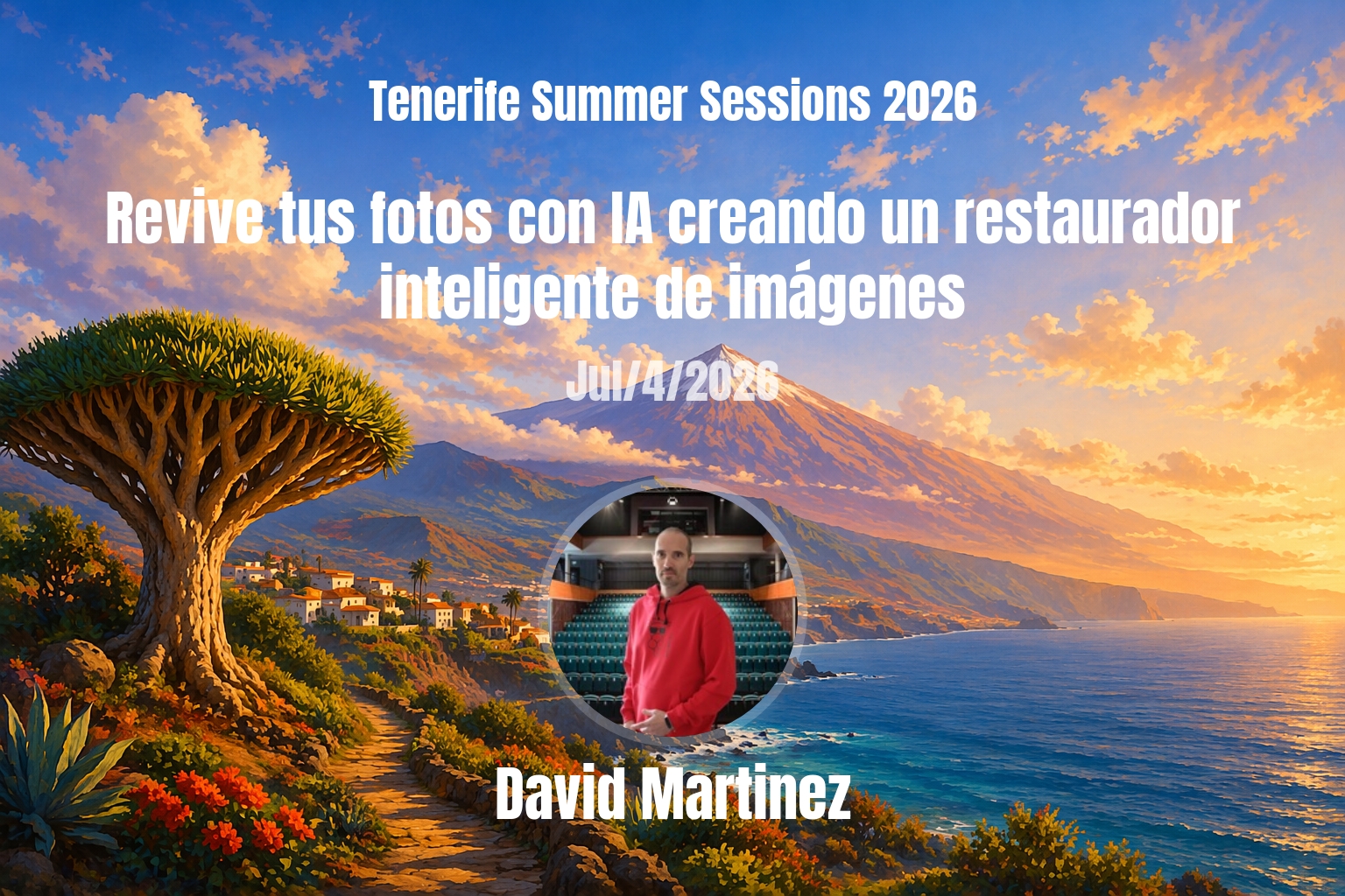 Conferencias Revive tus fotos con IA creando un restaurador inteligente de imágenes